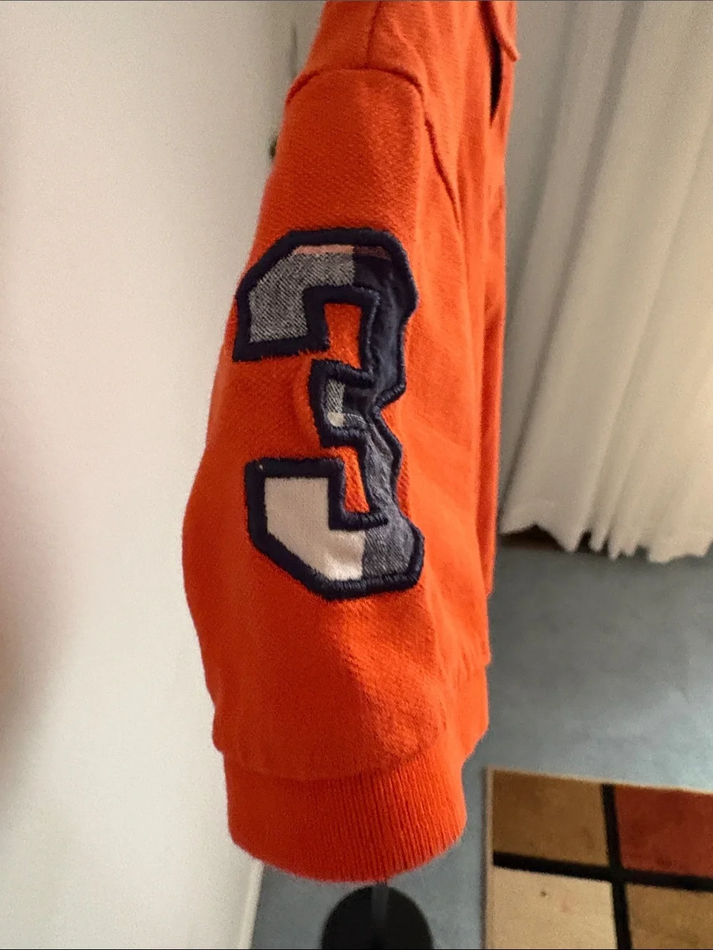 U.S. Polo Assn. Orange Boys Polo with Navy Embroidered Logo 4T